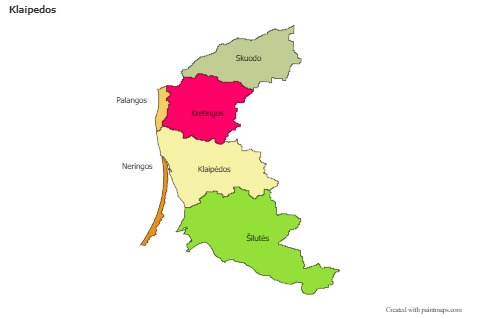 Sample Maps for Klaipedos (colored)