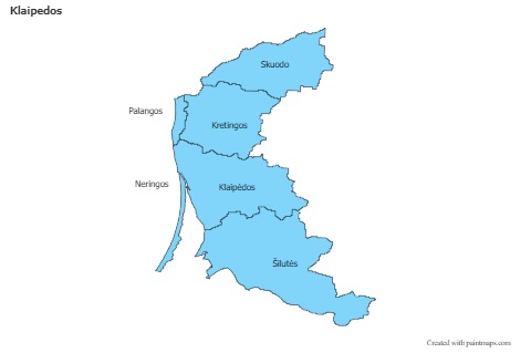 Sample Maps for Klaipedos (blue)