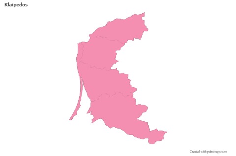 Sample Maps for Klaipedos (pink,outline)