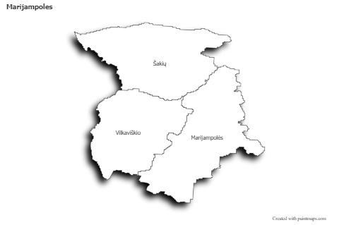 Sample Maps for Marijampoles (black-white,shadowy)