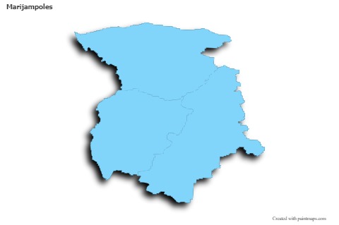 Sample Maps for Marijampoles (blue,outline,shadowy)
