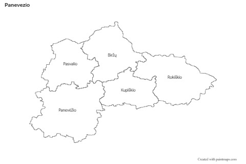 Sample Maps for Panevezio (black-white)