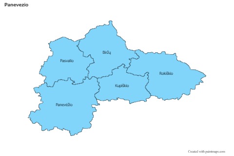 Sample Maps for Panevezio (blue)