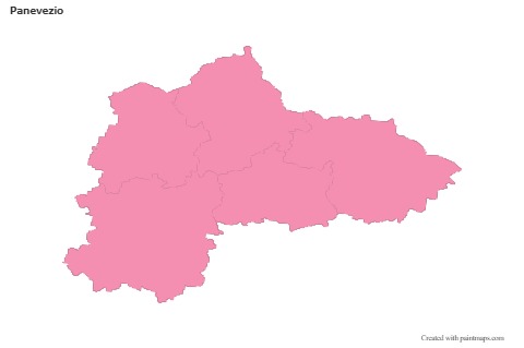 Sample Maps for Panevezio (pink,outline)