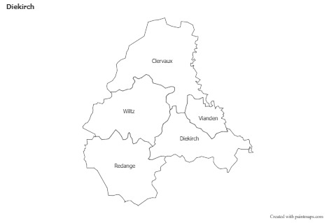 Sample Maps for Diekirch (black-white)