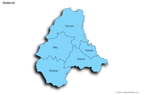 Sample Maps for Diekirch (blue,shadowy)