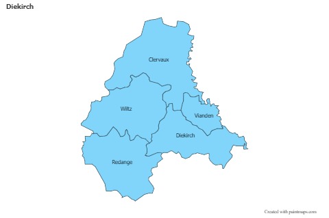 Sample Maps for Diekirch (blue)