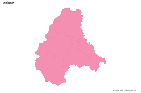 Sample Maps for Diekirch (pink,outline)