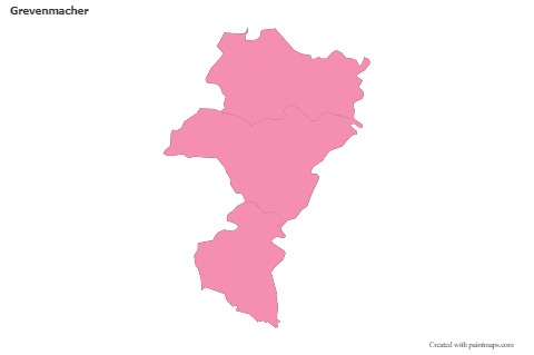 Contoh Peta untuk Grevenmacher (merah jambu,garis besar)