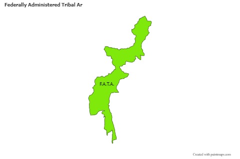 Mapas de muestra para Federally Administered Tribal Ar (coloreado)