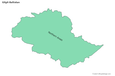 Contoh Peta untuk Gilgit-Baltistan (berwarna)