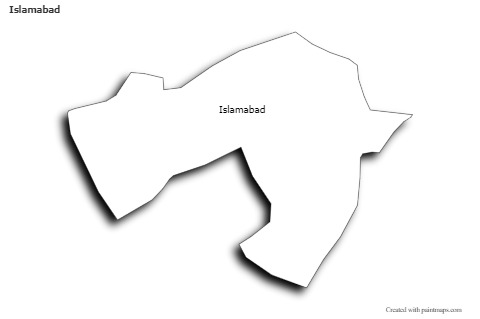 Sample Maps for Islamabad (black-white,shadowy)