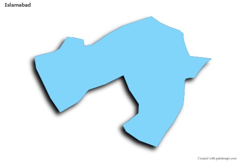 Sample Maps for Islamabad (blue,outline,shadowy)