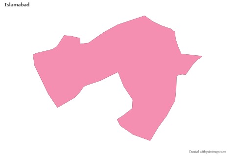 Sample Maps for Islamabad (pink,outline)