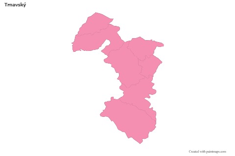 Mapas de muestra para Trnavský (rosa,contorno)