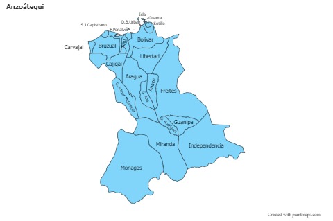 Sample Maps for Anzoátegui (blue)