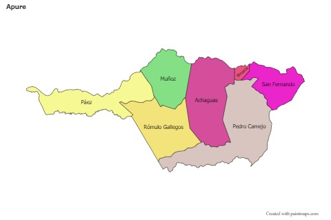 Sample Maps for Apure (colored)
