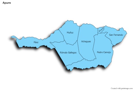 Sample Maps for Apure (blue,shadowy)