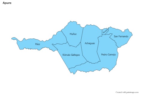 Sample Maps for Apure (blue)