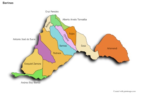 Sample Maps for Barinas (colored,shadowy)