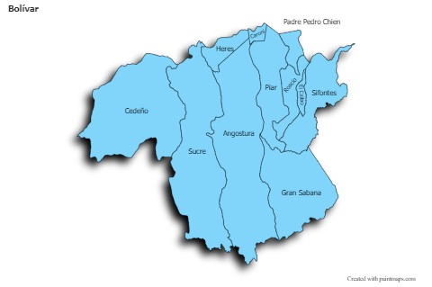 Sample Maps for Bolívar (blue,shadowy)