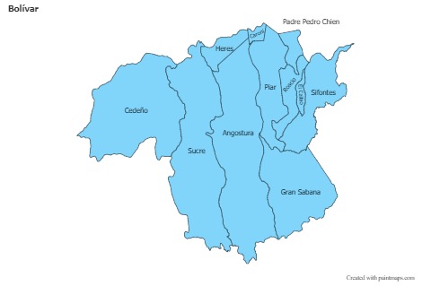 Sample Maps for Bolívar (blue)