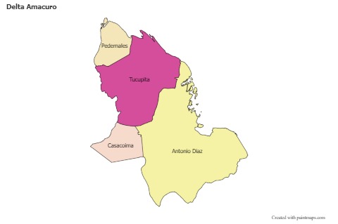 Sample Maps for Delta Amacuro (colored)