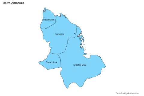 Sample Maps for Delta Amacuro (blue)