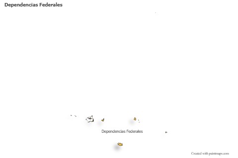 Sample Maps for Dependencias Federales (colored,shadowy)
