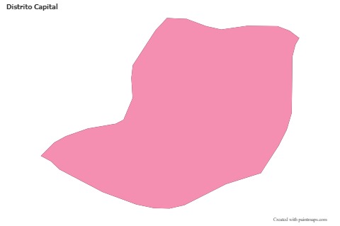 Sample Maps for Distrito Capital (pink,outline)