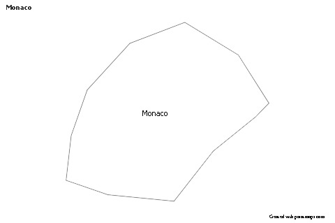 Sample Maps for Monaco (black-white)
