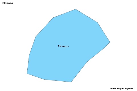 Sample Maps for Monaco (blue)
