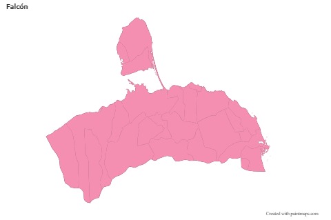 Sample Maps for Falcón (pink,outline)