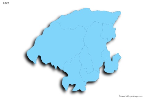Contoh Peta untuk Lara (biru,garis luar,bayangan)