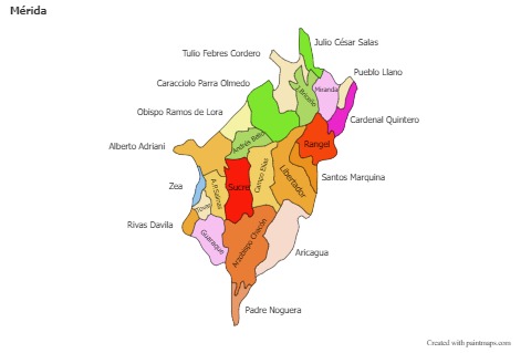Sample Maps for Mérida (colored)