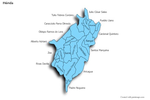 Sample Maps for Mérida (blue,shadowy)