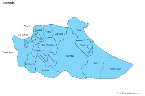 Contoh Peta untuk Miranda (biru)