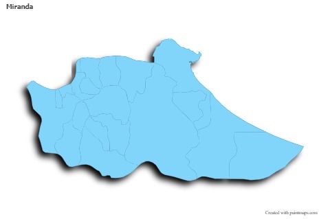 Contoh Peta untuk Miranda (biru,garis luar,bayangan)