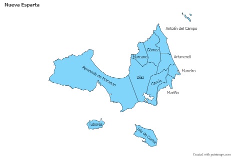 Sample Maps for Nueva Esparta (blue)