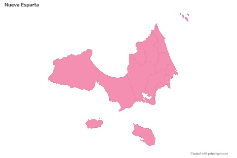 Sample Maps for Nueva Esparta (pink,outline)