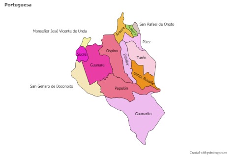Sample Maps for Portuguesa (colored)