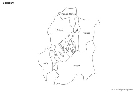 Sample Maps for Yaracuy (black-white)