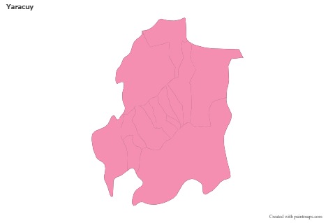 Sample Maps for Yaracuy (pink,outline)