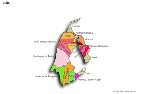Sample Maps for Zulia (colored,shadowy)