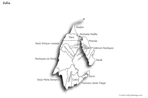 Sample Maps for Zulia (black-white,shadowy)