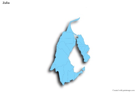 Sample Maps for Zulia (blue,outline,shadowy)
