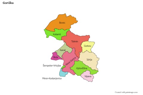 Sample Maps for Goriška (colored)