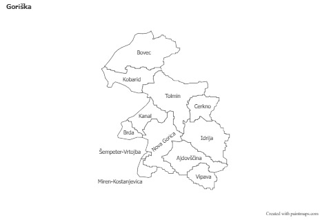 Sample Maps for Goriška (black-white)