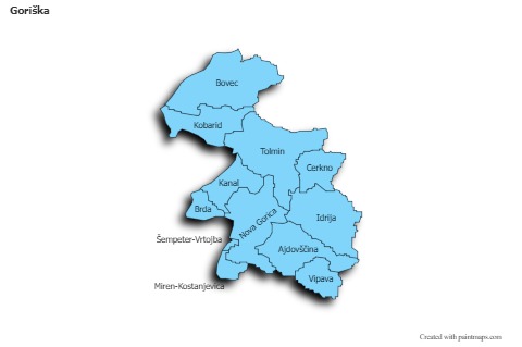 Sample Maps for Goriška (blue,shadowy)