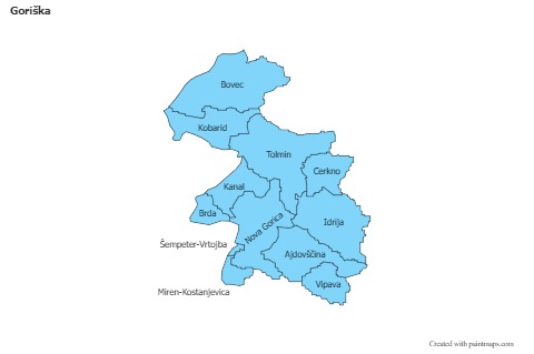 Sample Maps for Goriška (blue)